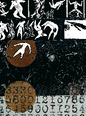 A la recherche de la toison d'or - Technique mixte sur bâche - 130 x 100 cm